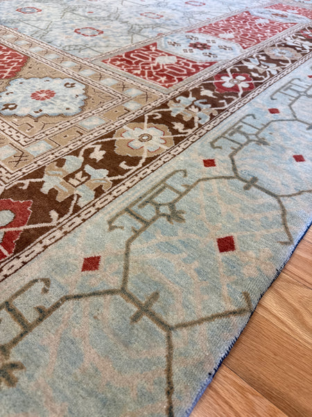 Kaoud Rugs 8X10.6 Rectangle LIGHT BLUE ANT. BAKTIARI-S Area Rug