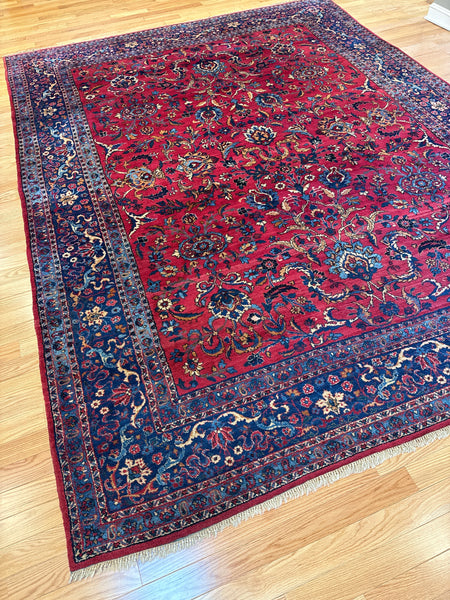 Kaoud Rugs 9X11.8 Rectangle RED  Area Rug