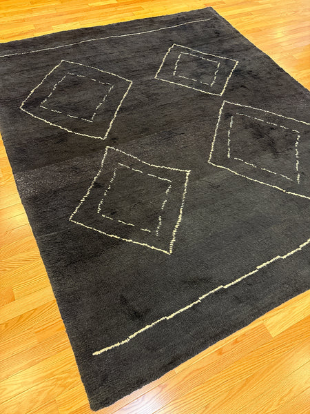 Kaoud Rugs 8.4X10 Rectangle BLACK CONTEMP Area Rug