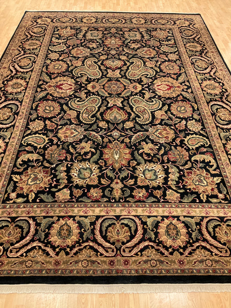Kaoud Rugs 9.11X14.1 Rectangle BLACK ANT. SULTANABAD Area Rug