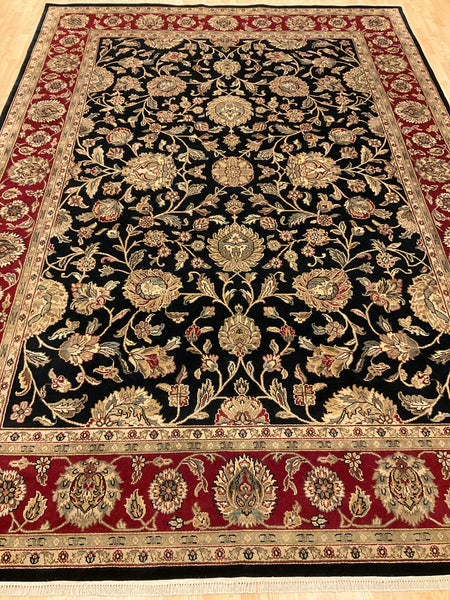 Kaoud Rugs 9.11X13.10 Rectangle BLACK ANT. MAHAL Area Rug