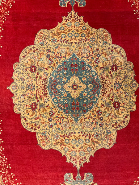 Kaoud Rugs 8.9x11.6 Rectangle RED SEVAS Area Rug