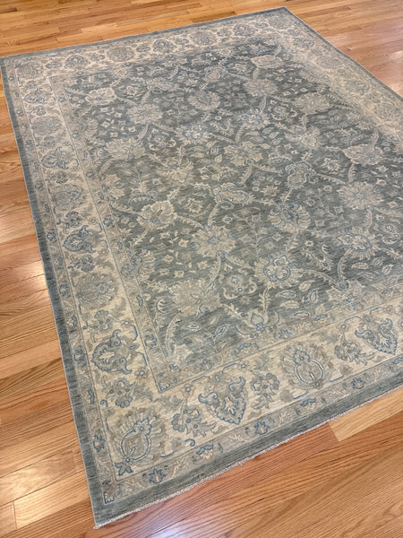 Kaoud Rugs 7.10X9.8 Rectangle LIGHT GREEN ANT. VERAMINE Area Rug
