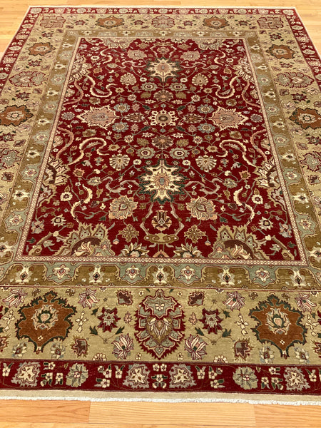 Kaoud Rugs 9.2X12 Rectangle BURGUNDY ANT. VERAMINE Area Rug