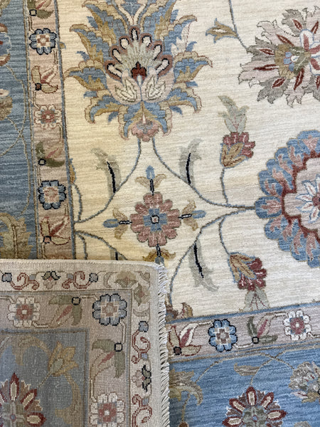 Kaoud Rugs 9.11X14.4 Rectangle Ivory ANT MAHAL Area Rug