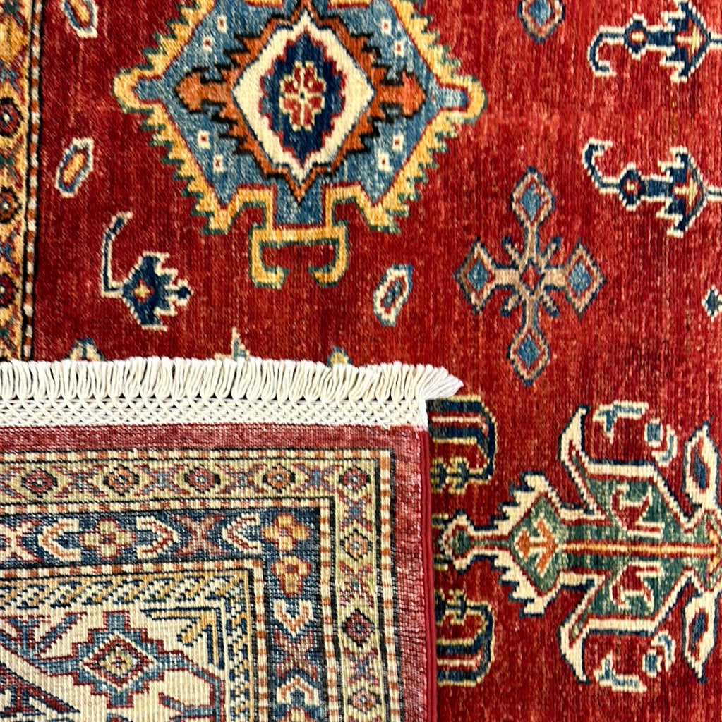 Kaoud Rugs Hand Knotted RED WOOL ANT. KAZAK