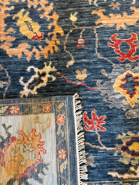 Kaoud Rugs 8X10.2 Rectangle Navy OUSHAK Area Rug
