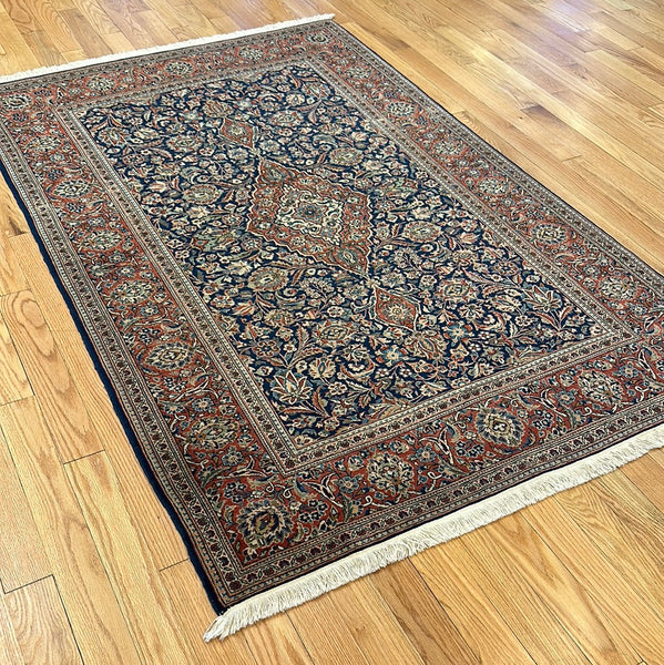 Kaoud Rugs 4.6X7 Rectangle NAVY  Area Rug