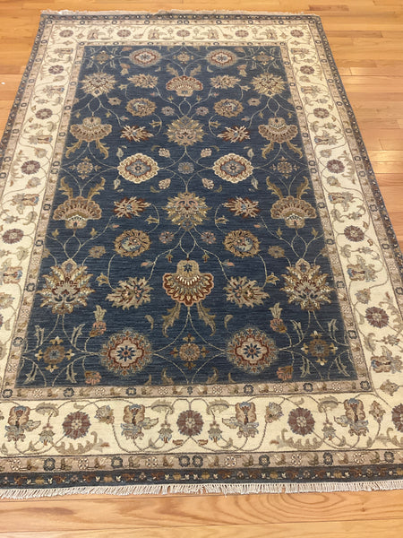 Kaoud Rugs 6X9.4 Rectangle Navy MAHAL Area Rug