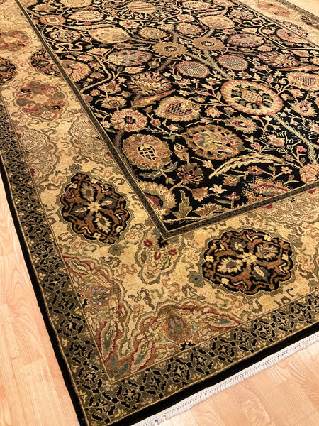 Kaoud Rugs 10.1X14.4 Rectangle BLACK ANT. SULTANABAD Area Rug