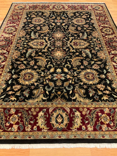 Kaoud Rugs 8.10X12.2 Rectangle BLACK ANT. MAHAL Area Rug