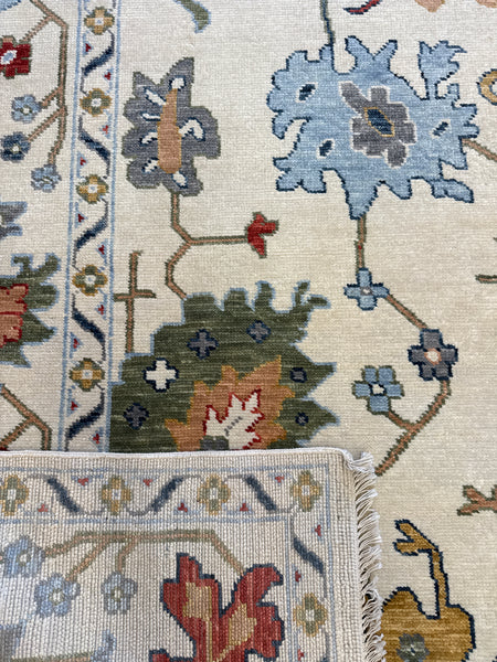 Kaoud Rugs 8.11X12.6 Rectangle Navy MAHAL Area Rug