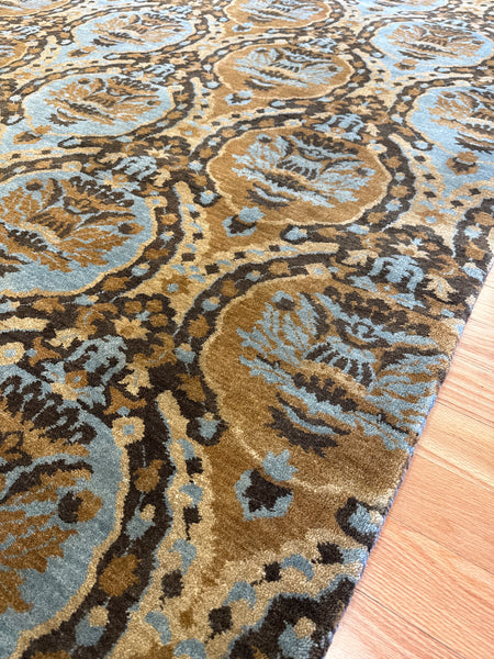 Kaoud Rugs 7.10X9.8 Rectangle LIGHT BLUE CONTEMP Area Rug