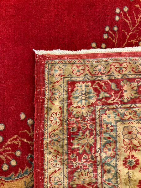 Kaoud Rugs 8.9x11.6 Rectangle RED SEVAS Area Rug