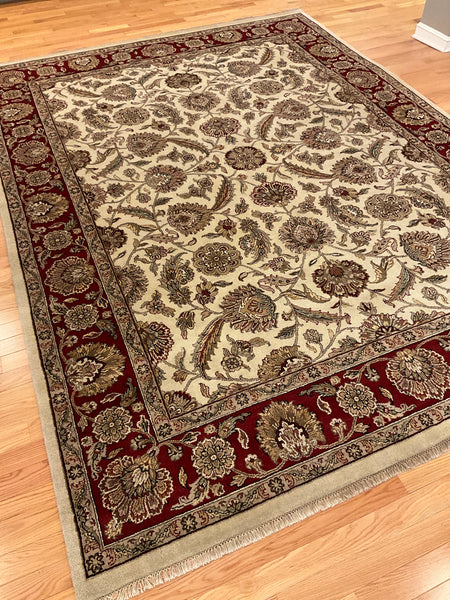 Kaoud Rugs 8.10X11.11 Rectangle BEIGE ANT. MAHAL Area Rug