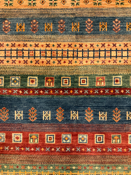 Kaoud Rugs 9.11X13 Rectangle MULTI GABBEH Area Rug
