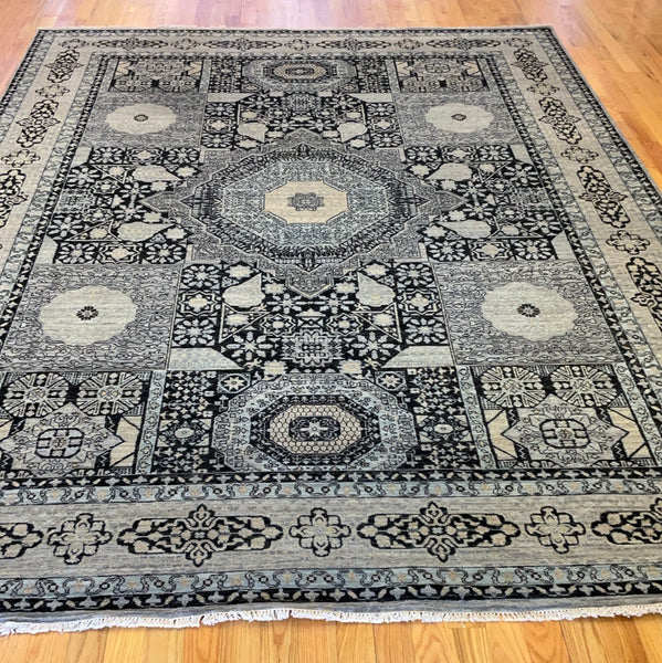 Kaoud Rugs 9X12.5 Rectangle Black Contemp Area Rug