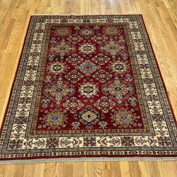 Kaoud Rugs 5.7X8 Rectangle RED ANT. KAZAK Area Rug