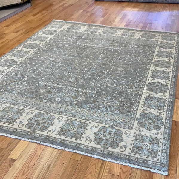 Kaoud Rugs 8X10.3 Rectangle Grey Contemp Area Rug