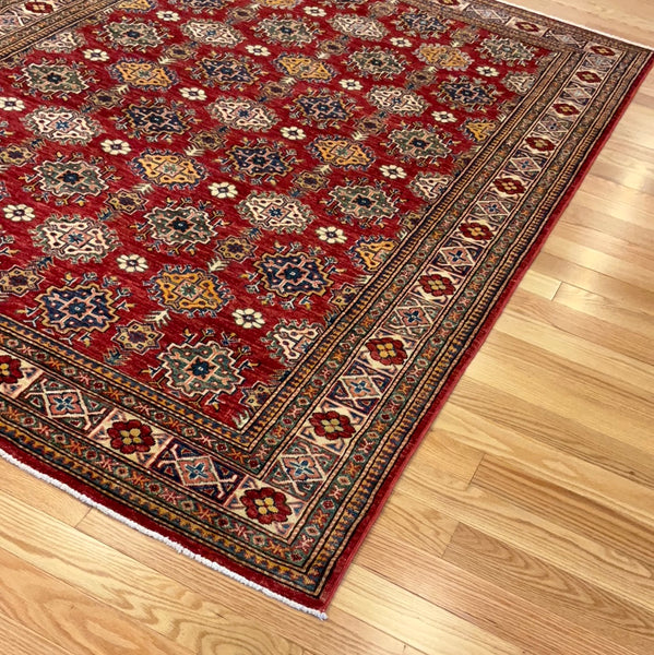 Kaoud Rugs 5.8X8 Rectangle RED ANT. KAZAK Area Rug