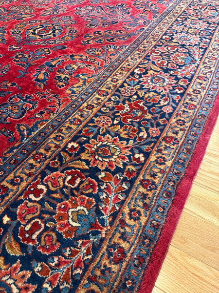 Kaoud Rugs 8X9.7 Rectangle RED KESHAN Area Rug