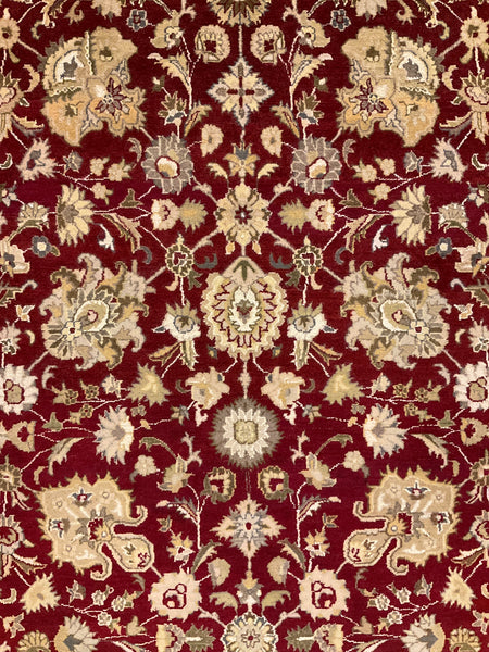 Kaoud Rugs 9.10X14.4 Rectangle BURGUNDY ANT. TABRIZ Area Rug