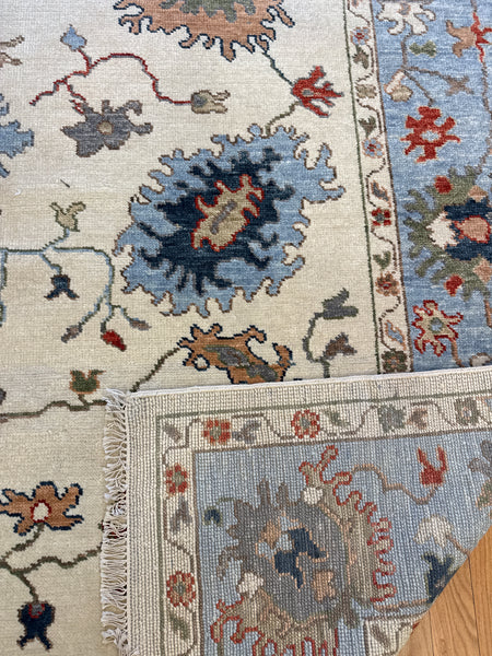 Kaoud Rugs 8.3X10.1 Rectangle Ivory OUSHAK Area Rug