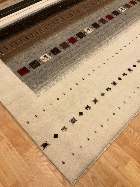 Kaoud Rugs 10X14.3 Rectangle BEIGE GABBEH Area Rug