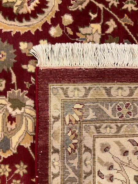 Kaoud Rugs 10X14.2 Rectangle BURGUNDY ANT. TABRIZ Area Rug