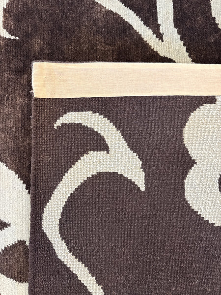 Kaoud Rugs 8.2X10.2 Rectangle BROWN CONTEMP-S Area Rug