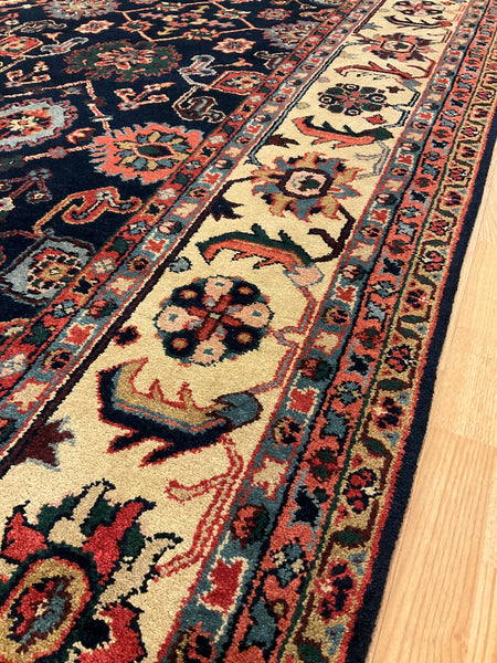 Kaoud Rugs 9.6X14 Rectangle NAVY SERAPI Area Rug