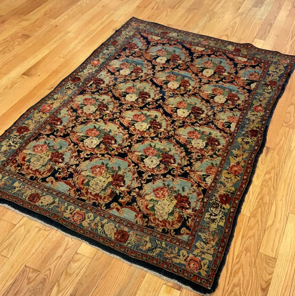 Kaoud Rugs 4.7x7 Rectangle NAVY  Area Rug