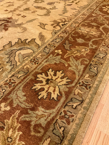 Kaoud Rugs 10X14 Rectangle GOLD ANT. MAHAL Area Rug