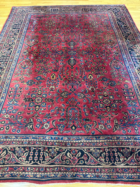 Kaoud Rugs 9.2X11.9 Rectangle RED  Area Rug