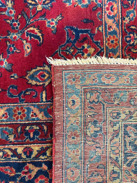 Kaoud Rugs 8.8X11.5 Rectangle RED  Area Rug