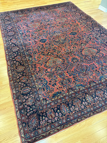 Kaoud Rugs 8.9X12.7 Rectangle ROSE SAROUK Area Rug