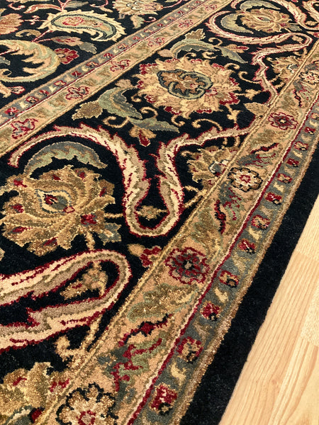 Kaoud Rugs 9.11X14.1 Rectangle BLACK ANT. SULTANABAD Area Rug