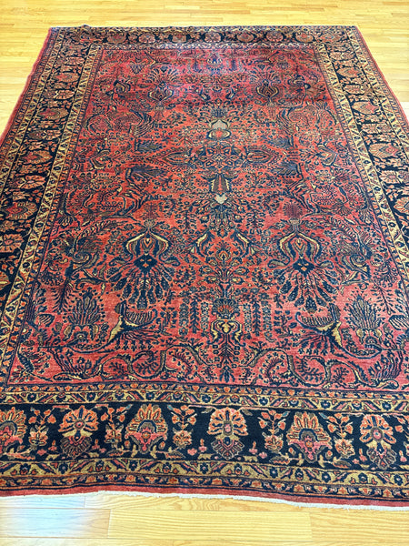 Kaoud Rugs 8.10X11.8 Rectangle ROSE MOHAJRAN SAROUK Area Rug