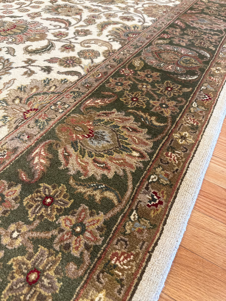 Kaoud Rugs 9X11.11 Rectangle IVORY ANT. MAHAL Area Rug