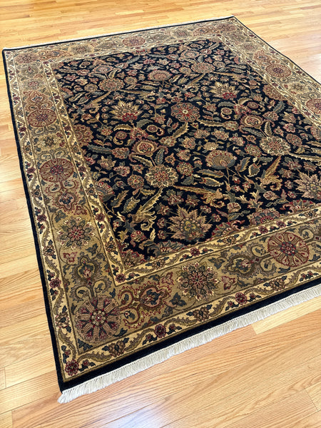 Kaoud Rugs 8.2X9.10 Rectangle BLACK ANT. MAHAL Area Rug