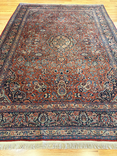 Kaoud Rugs 9.1X12.7 Rectangle RUST KAZVIN Area Rug