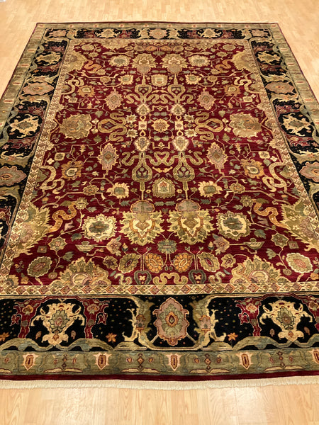 Kaoud Rugs 10.2x14.2 Rectangle RED ANT. BAKTIARI Area Rug