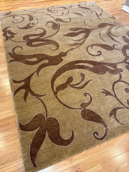 Kaoud Rugs 9.1X11.10 Rectangle BEIGE CONTEMP-S Area Rug