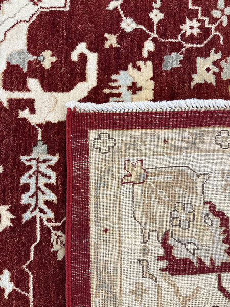 Kaoud Rugs 8X10.1 Rectangle BURGUNDY ANT. HERIZ-S Area Rug