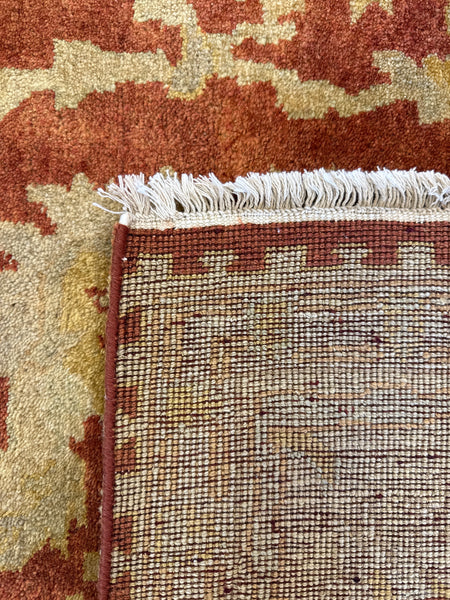 Kaoud Rugs 7.11X9.10 Rectangle RUST ANT. MAHAL Area Rug