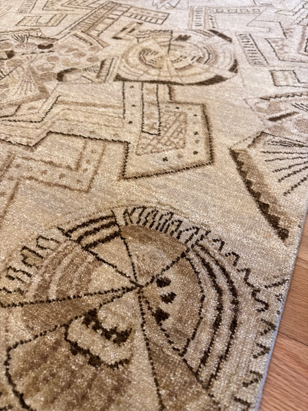 Kaoud Rugs 7.10X10.1 Rectangle BEIGE CONTEMP Area Rug