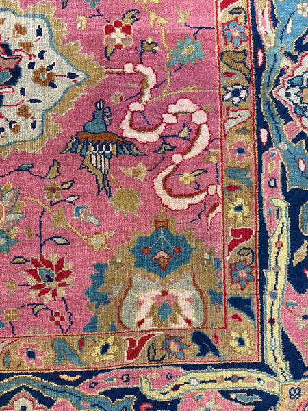 Kaoud Rugs 8.11X11.8 Rectangle PINK SPARTA Area Rug