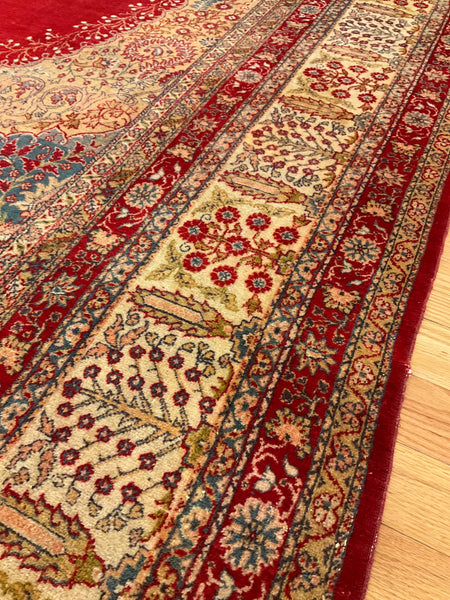 Kaoud Rugs 8.9x11.6 Rectangle RED SEVAS Area Rug