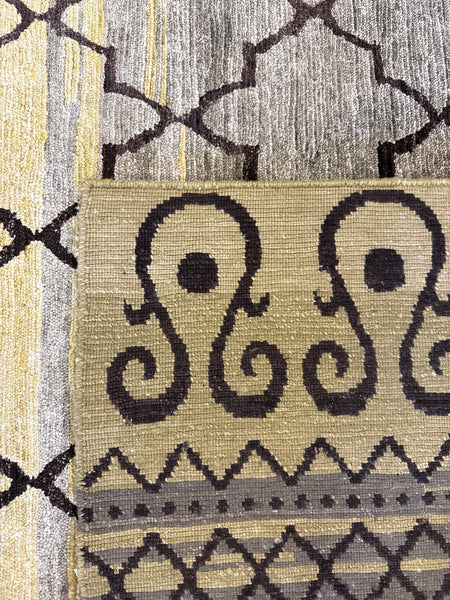 Kaoud Rugs 9X12 Rectangle BROWN CONTEMP Area Rug