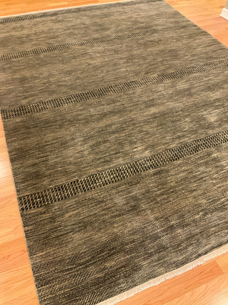 Kaoud Rugs 8.11X12.3 Rectangle BLACK GABBEH Area Rug
